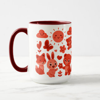 Tasse en céramique Soleil Animaux de la Forêt Fant