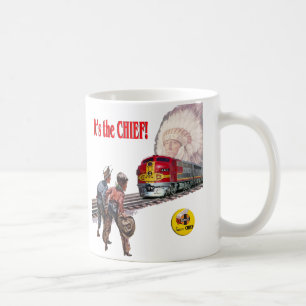 Tasse en chef superbe de train de Santa Fe