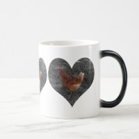 Tasse en forme de coeur de poulet