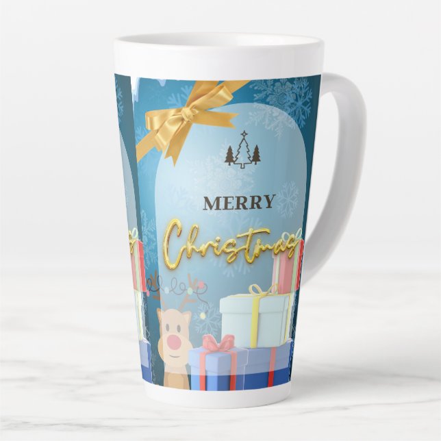 tasse en latte de style chrismast (Angle droit)