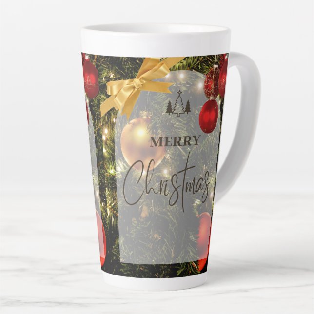 tasse en latte de style chrismast (Angle droit)