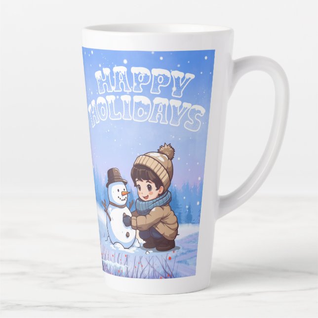 tasse en latte de style chrismast (Droite)