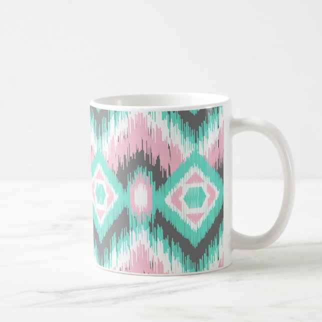 Tasse en pastel d'Ikat (Droite)