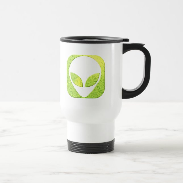 Tasse en plastique de voyage d'aliens (Droite)