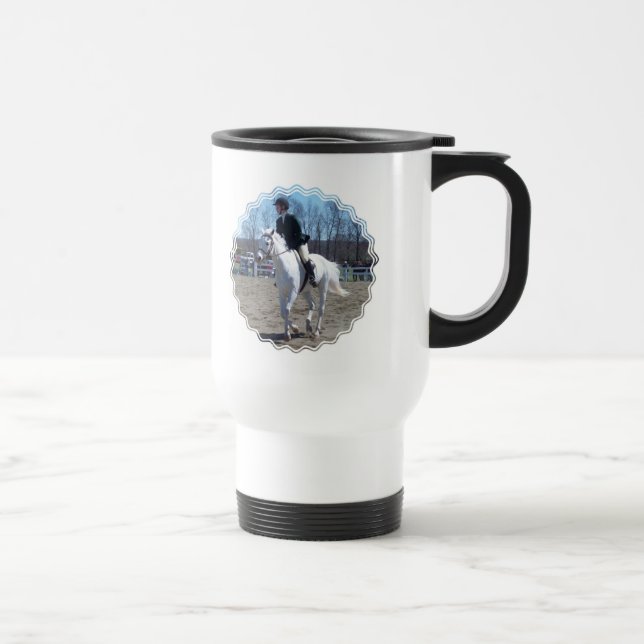 Tasse en plastique de voyage de concours hippique (Droite)