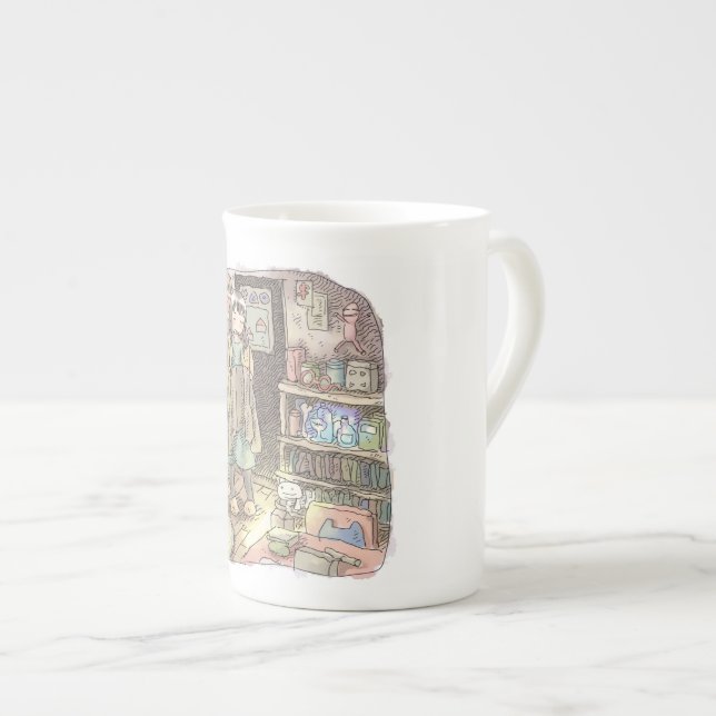 TASSE EN PORCELAINE さやしごじ (Devant droit)