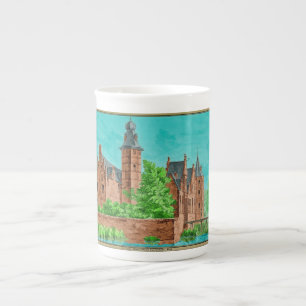 Tasse En Porcelaine 1729 A. de Haen Néerlandais Kasteel WESTERVELT ...