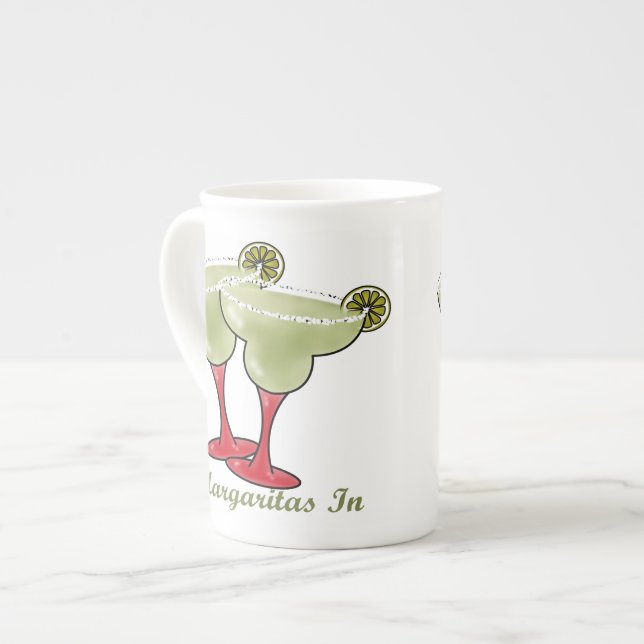 Tasse En Porcelaine 2 Margaritas En (Devant gauche)