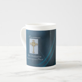 Tasse En Porcelaine 50e anniversaire de l'ordination du prêtre