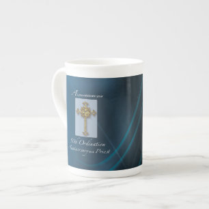 Tasse En Porcelaine 50e anniversaire de l'ordination du prêtre