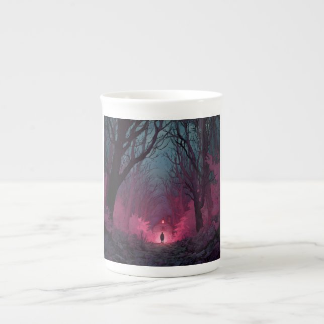 Tasse En Porcelaine A House in the Woods (Devant)