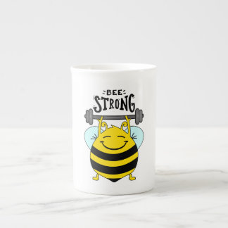 Tasse En Porcelaine Abeille - n'abandonne jamais