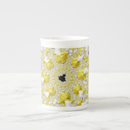 Tasse En Porcelaine Abstrait Gold Fractal