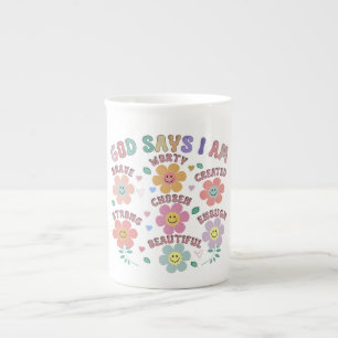 Tasse En Porcelaine Affirmations florissantes Paruline thermique