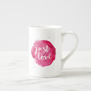 Tasse En Porcelaine Aimez l'aquarelle Fine Bone China Mug
