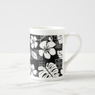 TASSE EN PORCELAINE ALOHA VENDREDI (NOIR) BONE CHINA MUG