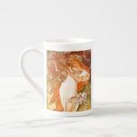 Alphonse Mucha Printemps Art Nouveau