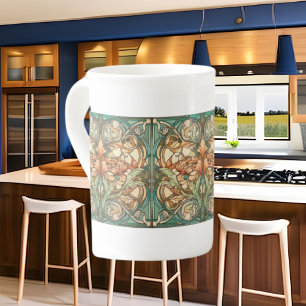 Tasse En Porcelaine Amateurs de motif Art Nouveau