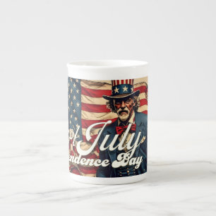 Tasse En Porcelaine Âme fière du 4 juillet