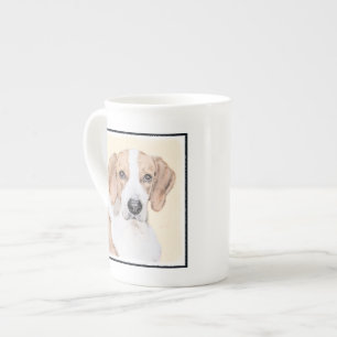Tasse En Porcelaine American Foxhound Painting - Joli art original chi