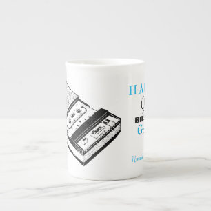 Tasse En Porcelaine Ancien magnétophone 90e anniversaire Mug personnal