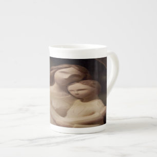 Tasse En Porcelaine Ange et enfant