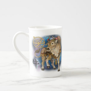 Tasse En Porcelaine Année chinoise du boeuf