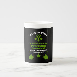 Tasse En Porcelaine Anniversaire quadragénaire