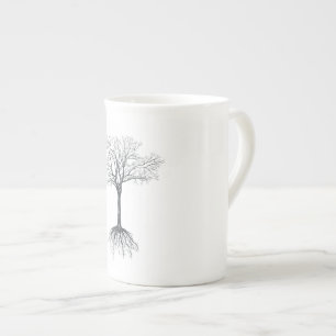 Tasse En Porcelaine Arbre sans feuille