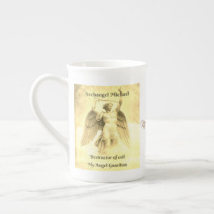 Tasse En Porcelaine Archangel Michael, My Angel Guardian, mug pour enf