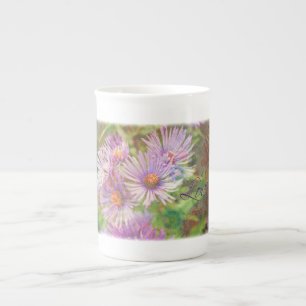 Tasse En Porcelaine Asters d'amour