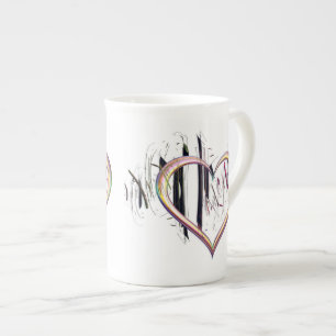 Tasse En Porcelaine Au coeur être vrai