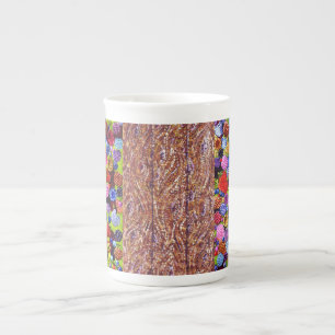 Tasse En Porcelaine Baies Et Os De Bois Musique