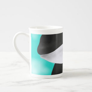 Tasse En Porcelaine Baleine mignonne d'orque