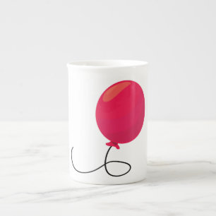 Tasse En Porcelaine Balloon rouge