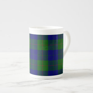 Tasse En Porcelaine Barclay tartan bleu vert plaid