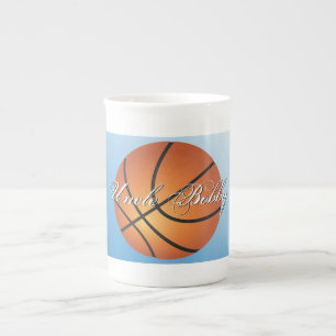 Tasse En Porcelaine Basket-ball Image 🏀 Monogramme Budget spécial