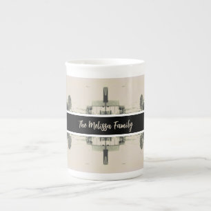 Tasse En Porcelaine Bâtiment de rue vintage Algérie Alger