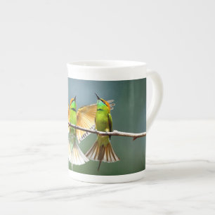 Tasse En Porcelaine Beau Motmot Bird sur Branche