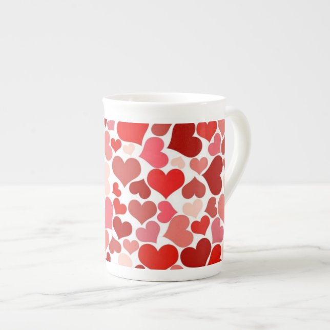 Tasse En Porcelaine Beaucoup d'amour (Devant droit)