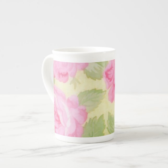 Tasse En Porcelaine Beautés roses os Chine Mug (Devant gauche)