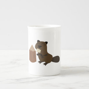 Tasse En Porcelaine Beaver