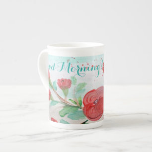 Tasse En Porcelaine Belle Matin Boug Floral