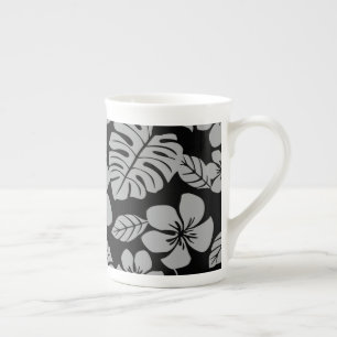 TASSE EN PORCELAINE BIKINI ROSE (NOIR/GRIS)