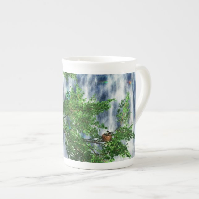 Tasse En Porcelaine Birdsnest Falls Spécial Mug (Devant droit)