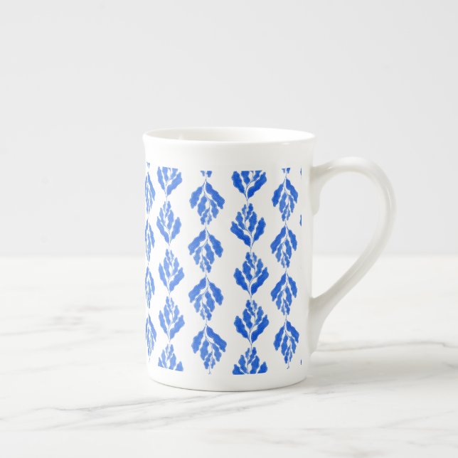 Tasse En Porcelaine Bleu Méditerranée (Droite)