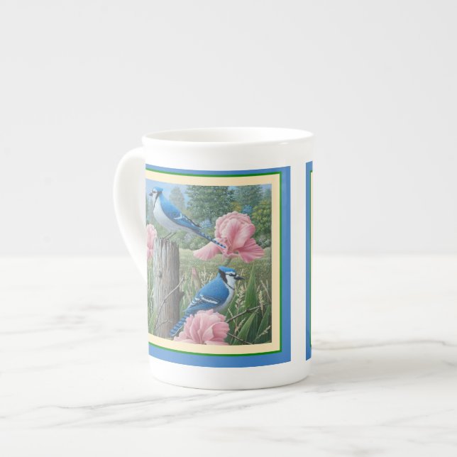 Tasse En Porcelaine Blue Jays (Devant gauche)