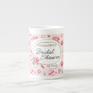 Tasse En Porcelaine Blush Peony Aquarelle Spécialité Mug