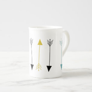 Tasse En Porcelaine Bone China Mug - Flèches tribales
