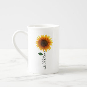 Tasse En Porcelaine Bone China Mug - Vous êtes mon soleil